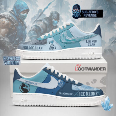 Lin Kuei - Mortal Kombat AF1 Shoes