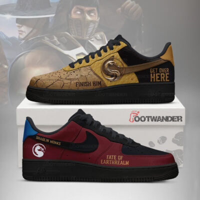 Scorpion & Kung Lao - Mortal Kombat AF1 Shoes