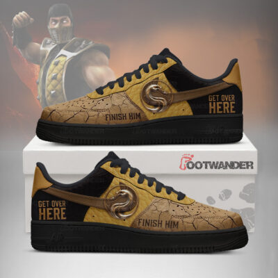 Scorpion - Mortal Kombat AF1 Shoes