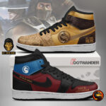 Scorpion & Kung Lao - Mortal Kombat AJ1 Shoes