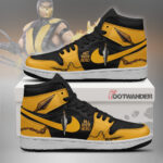 Scorpion - Mortal Kombat AJ1 Shoes