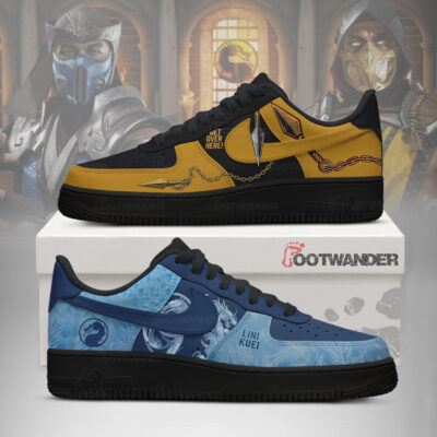 Scorpion & Sub-Zero - Mortal Kombat AF1 Shoes