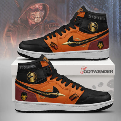 Scorpion - Mortal Kombat AJ1 Shoes