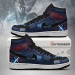 Sub-Zero - Mortal Kombat AJ1 Shoes