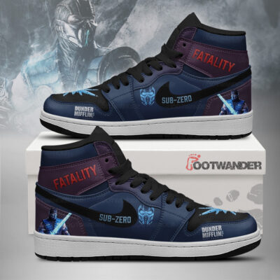 Sub-Zero - Mortal Kombat AJ1 Shoes