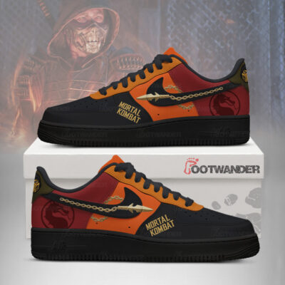 Scorpion - Mortal Kombat AF1 Shoes