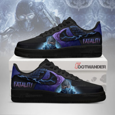 Sub-Zero - Mortal Kombat AF1 Shoes