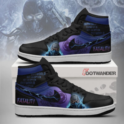 Sub-Zero - Mortal Kombat AJ1 Shoes