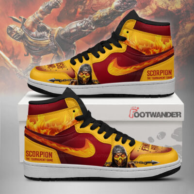 Scorpion - Mortal Kombat AJ1 Shoes