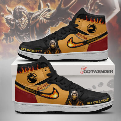 Scorpion - Mortal Kombat AJ1 Shoes