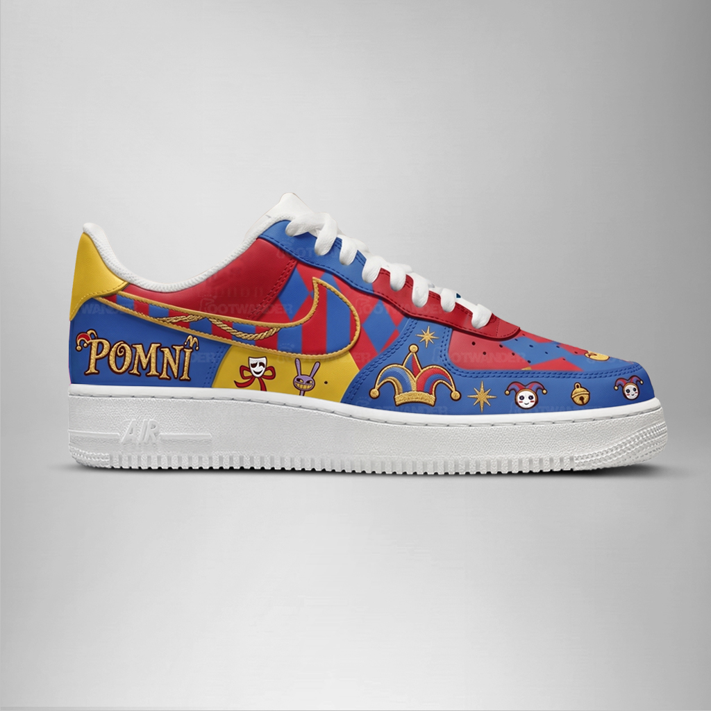 Pomni - The Amazing Digital Circus AF1 Shoes - Image 2