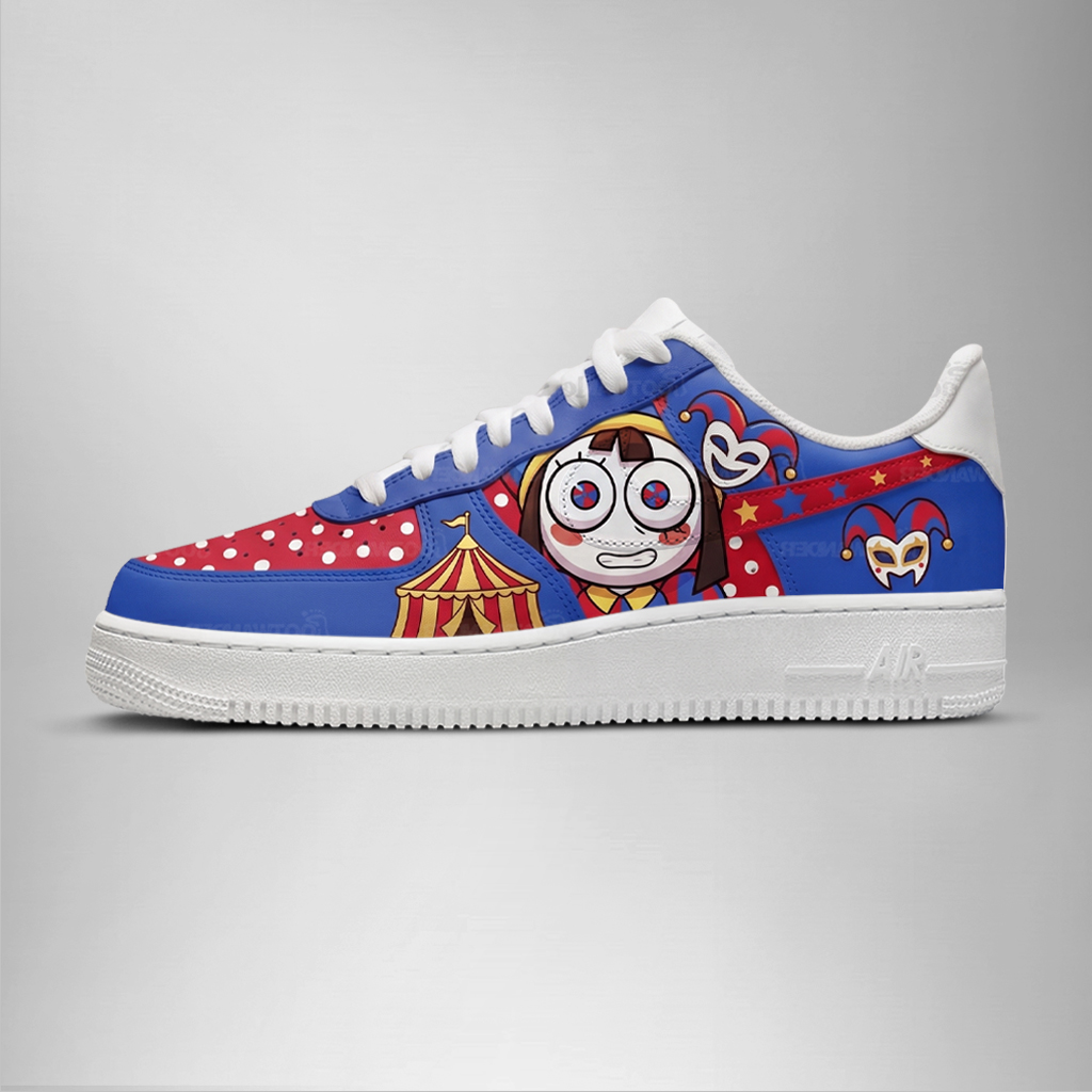 Pomni - The Amazing Digital Circus AF1 Shoes - Image 3