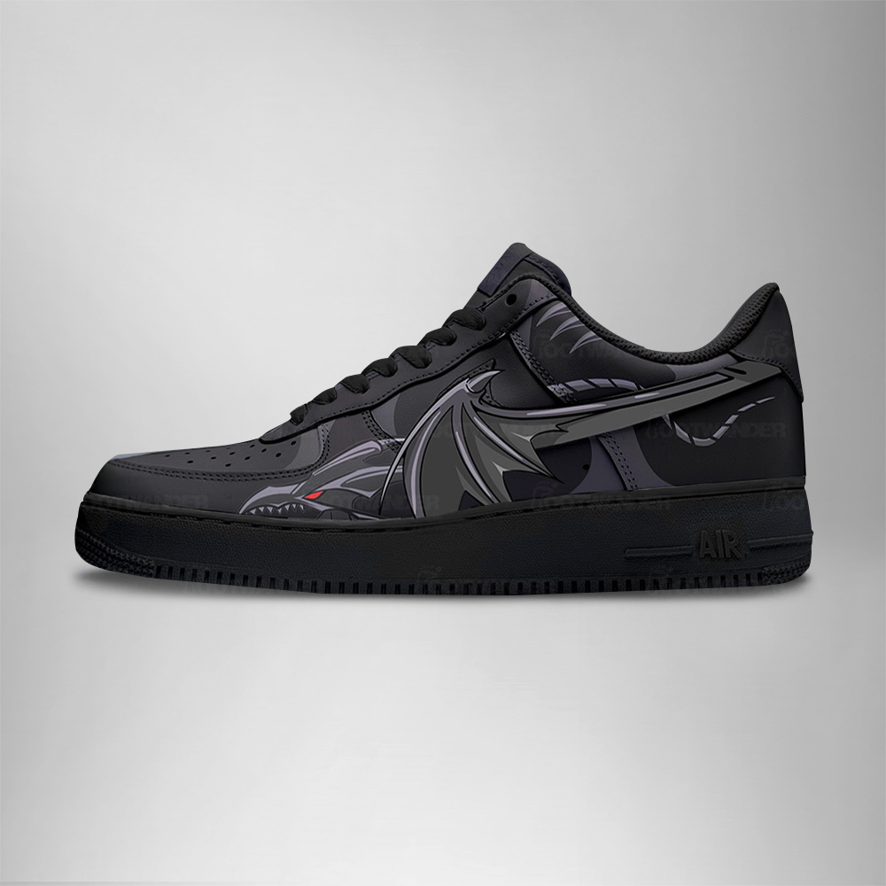 Red-Eyes Black Dragon – Yu-Gi-Oh AF1 Shoes - Image 3