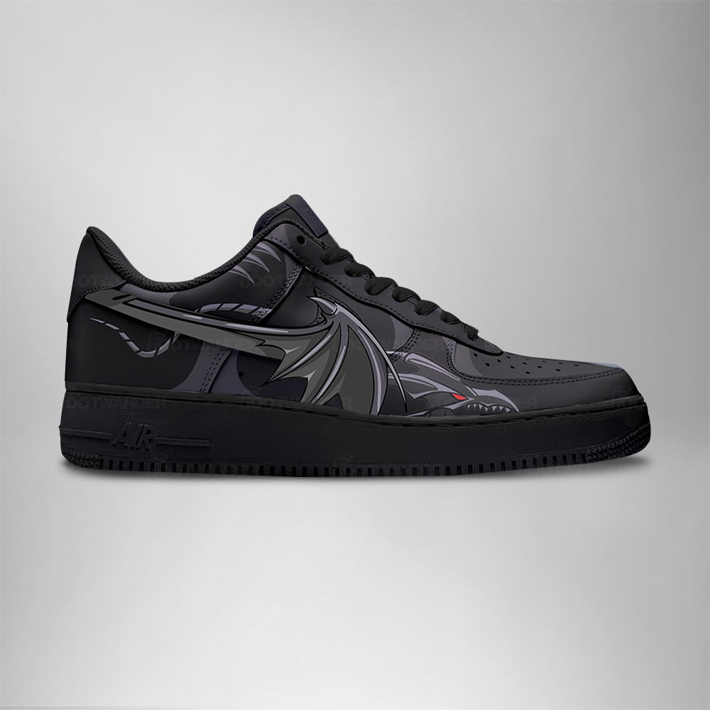 Red-Eyes Black Dragon – Yu-Gi-Oh AF1 Shoes - Image 2