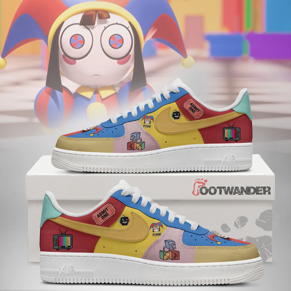 Pomni - The Amazing Digital Circus AF1 Shoes
