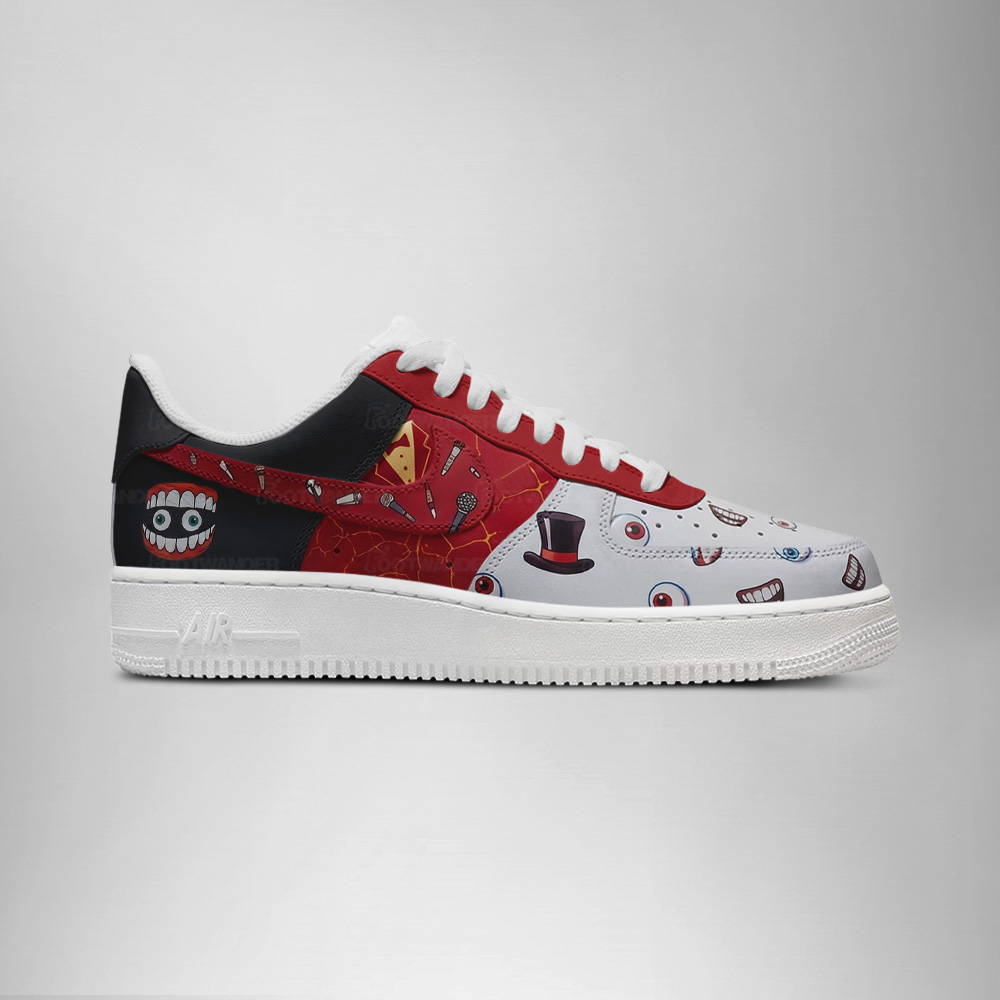 Caine - The Amazing Digital Circus AF1 Shoes - Image 2