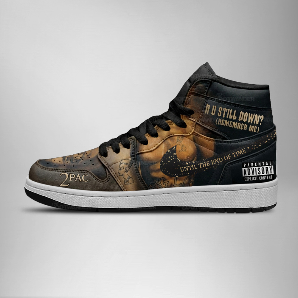 Until the End of Time – Tupac Shakur AJ1 Shoes - Image 3