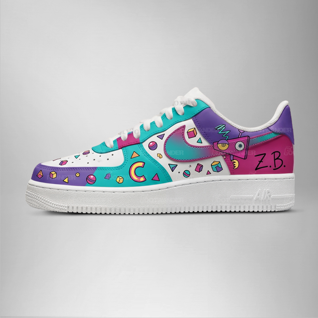 Zooble - The Amazing Digital Circus AF1 Shoes - Image 3