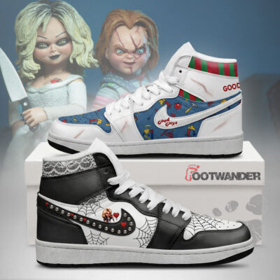 Horror Chucky & Valentine AJ1 Shoes