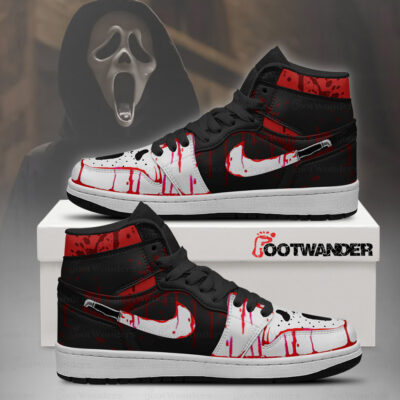 Ghostface - Horror AJ1 Shoes V2