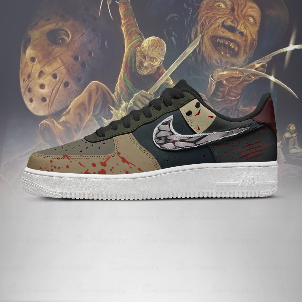 Jason & Freddy - Horror AF1 Shoes - Image 3