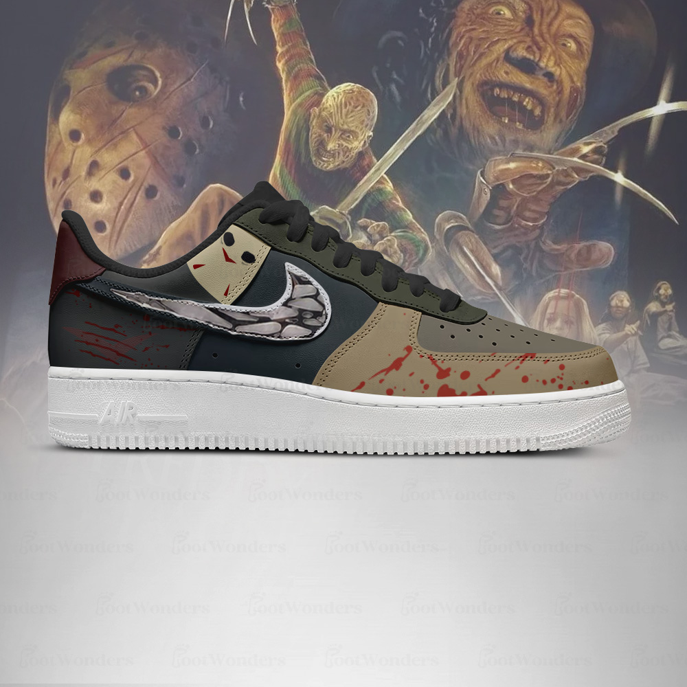 Jason & Freddy - Horror AF1 Shoes - Image 2