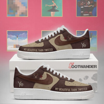 Kanye West - My Beautiful Dark Twisted Fantasy AF1 Shoes
