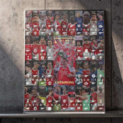 14 Champions - Arsenal Canvas - Poster