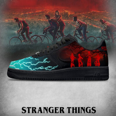 The Upside Down Stranger Things AF1 Shoes
