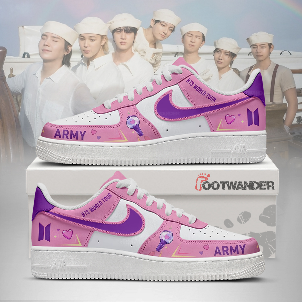 BTS WORLD TOUR 2026 - BTS AF1 Shoes