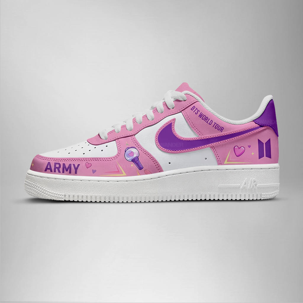 BTS WORLD TOUR 2026 - BTS AF1 Shoes - Image 3