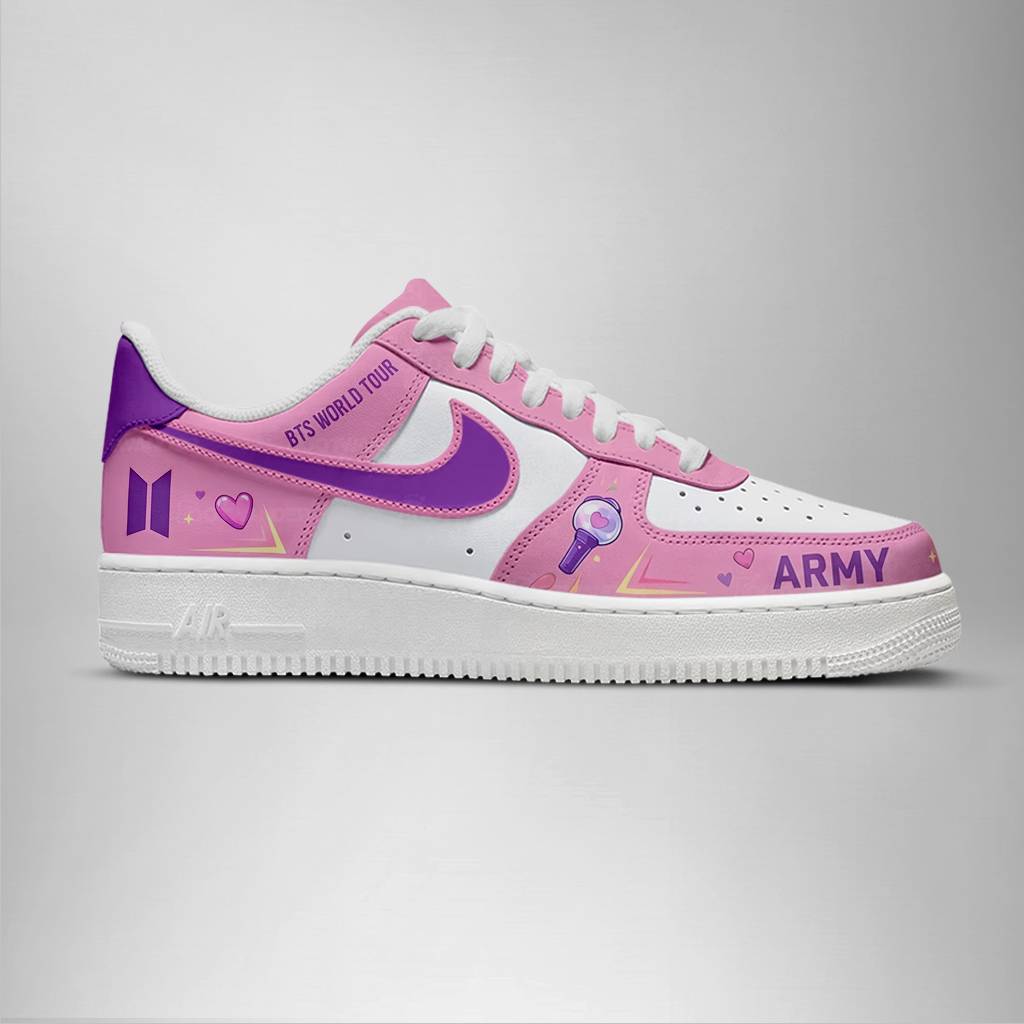 BTS WORLD TOUR 2026 - BTS AF1 Shoes - Image 2