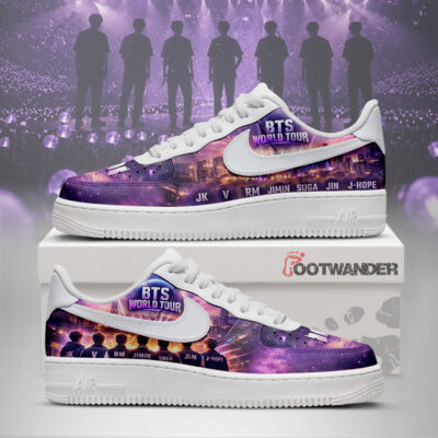 BTS WORLD TOUR 2026 - BTS AF1 Shoes