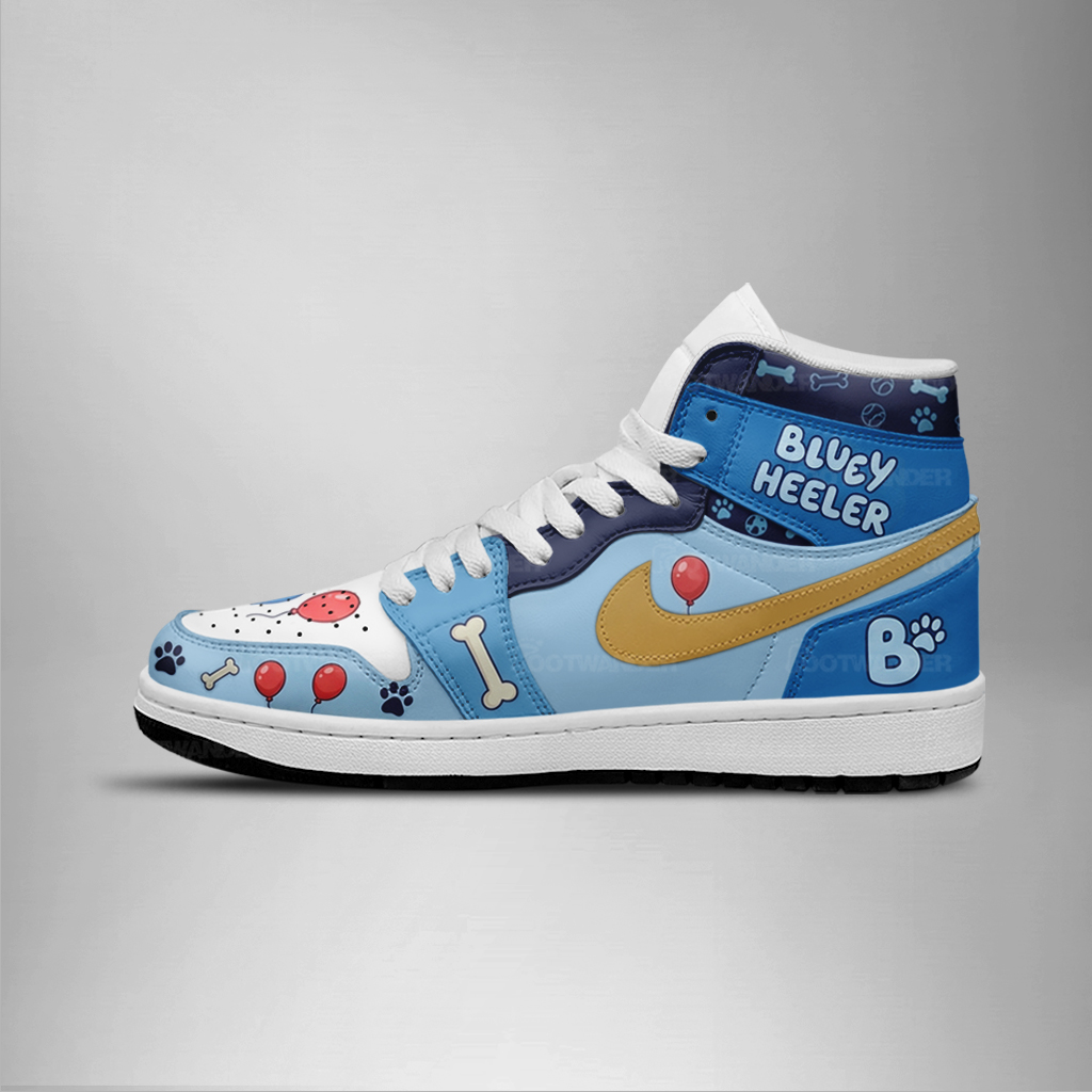 Bluey Heeler – Bluey AJ1 Shoes - Image 3