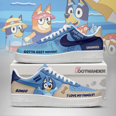 Bluey Heeler - Bluey AF1 Shoes