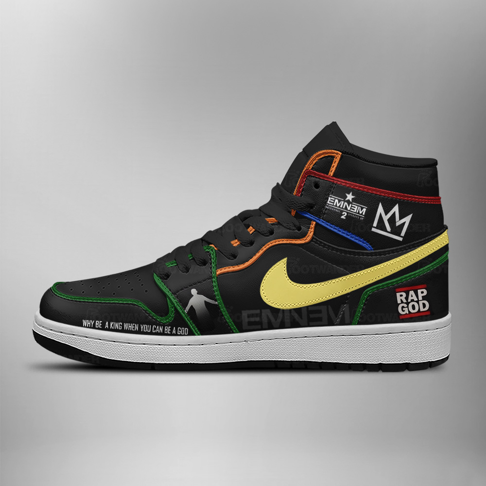 Rap God (The Marshall Mathers LP 2) - Eminem AJ1 Shoes - Image 3