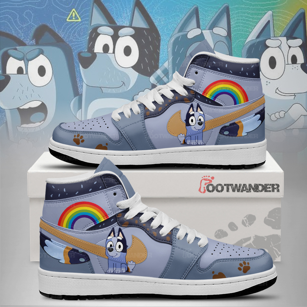 Socks Heeler – Bluey AJ1 Shoes