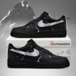 Spider Noir AF1 Shoes