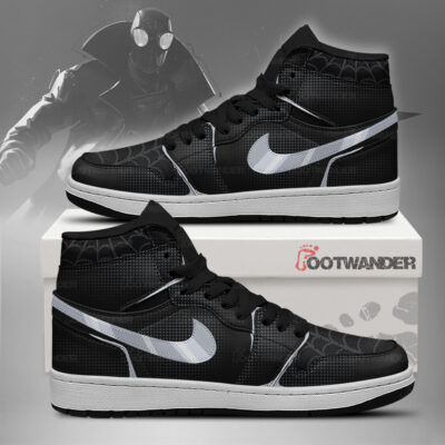 Spider Noir AJ1 Shoes