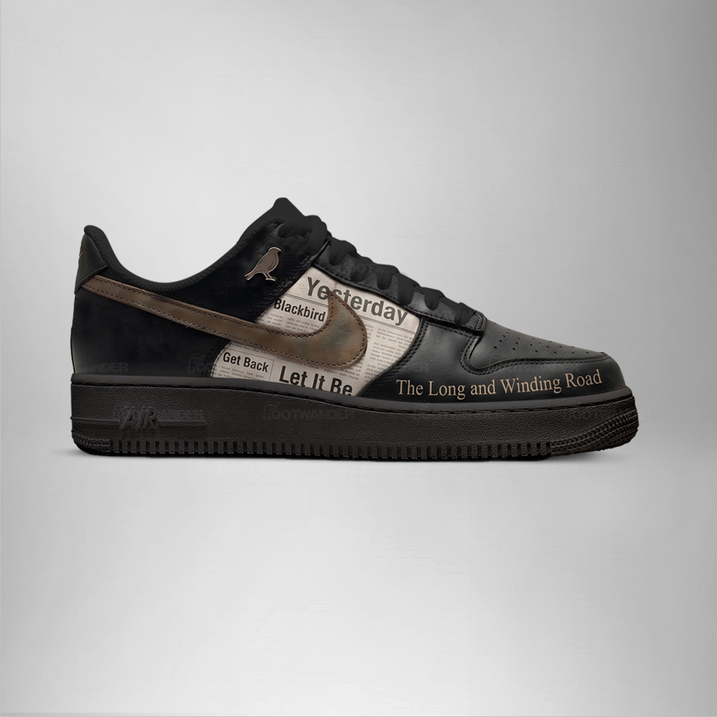 The Long and Winding Road (Let It Be) - The Beatles AF1 Shoes - Image 2