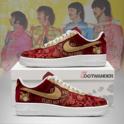 It Was Twenty Years Ago Today - The Beatles AF1 Shoes
