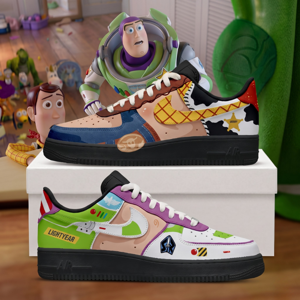 Woody & Buzz. – Toy Story AF1 Shoes