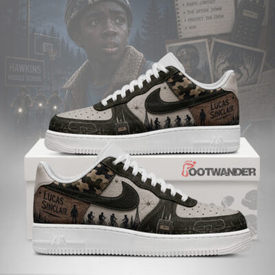 Lucas Sinclair - Stranger Things AF1 Shoes