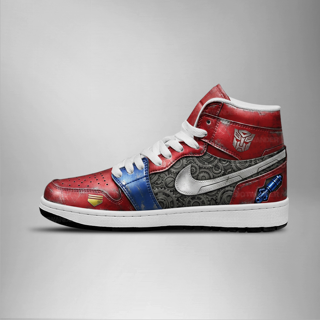 Optimus Prime - Transformers AJ1 Shoes - Image 3