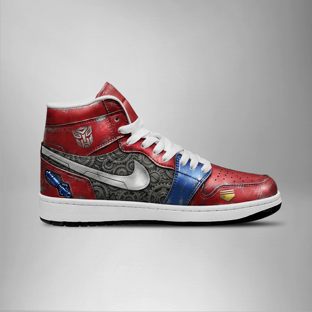 Optimus Prime - Transformers AJ1 Shoes - Image 2