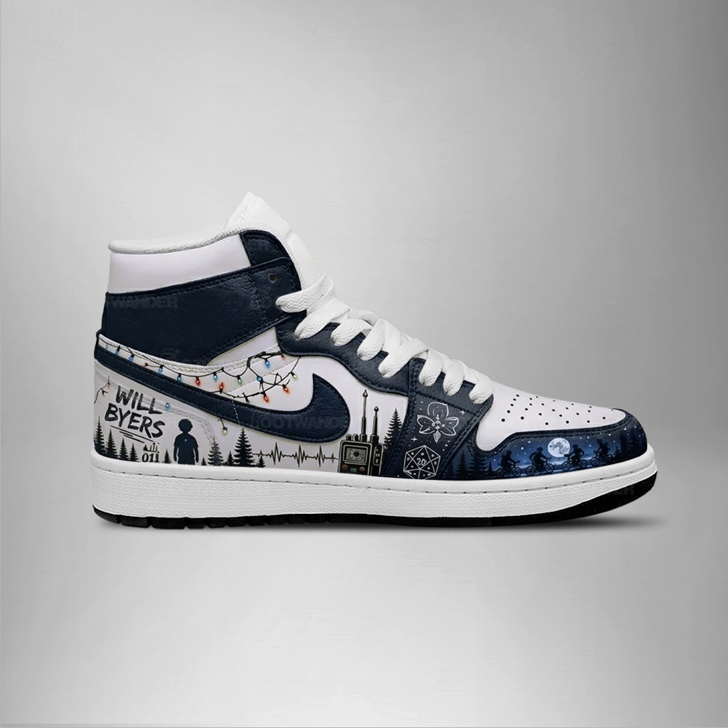 Will Byers – Stranger Things AJ1 Shoes - Image 2