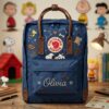 Snoopy Fjallraven Kanken Embroidered Backpack