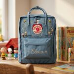 Snoopy Fjallraven Kanken Embroidered Backpack