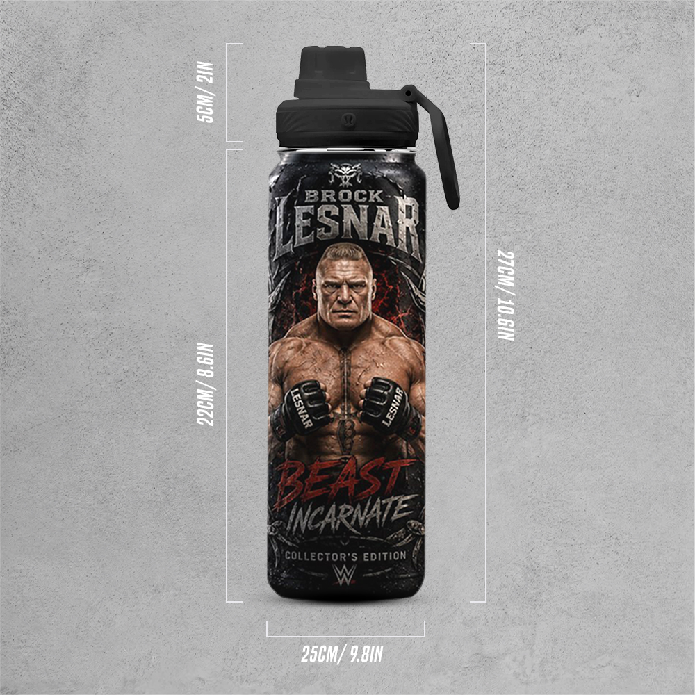 Brock Lesnar WWE 24oz Sport Bottle - Image 2