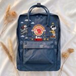 Snoopy Fjallraven Kanken Embroidered Backpack